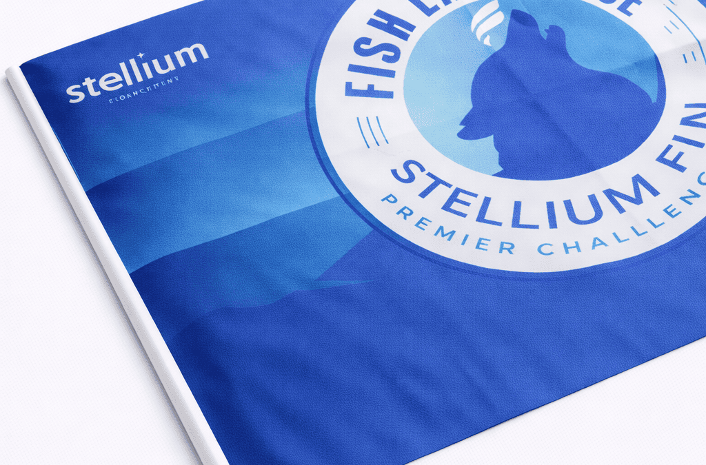 Grand drapeau personnalisé Stellium